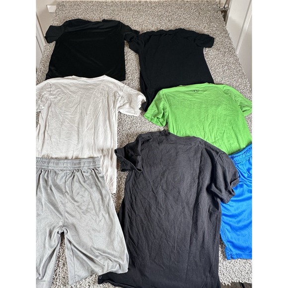 Boys 10/12 Clothing Lot 7pc Puma UA Star Wars‎ Baseball Graphic Tees & Shorts - Picture 10 of 10